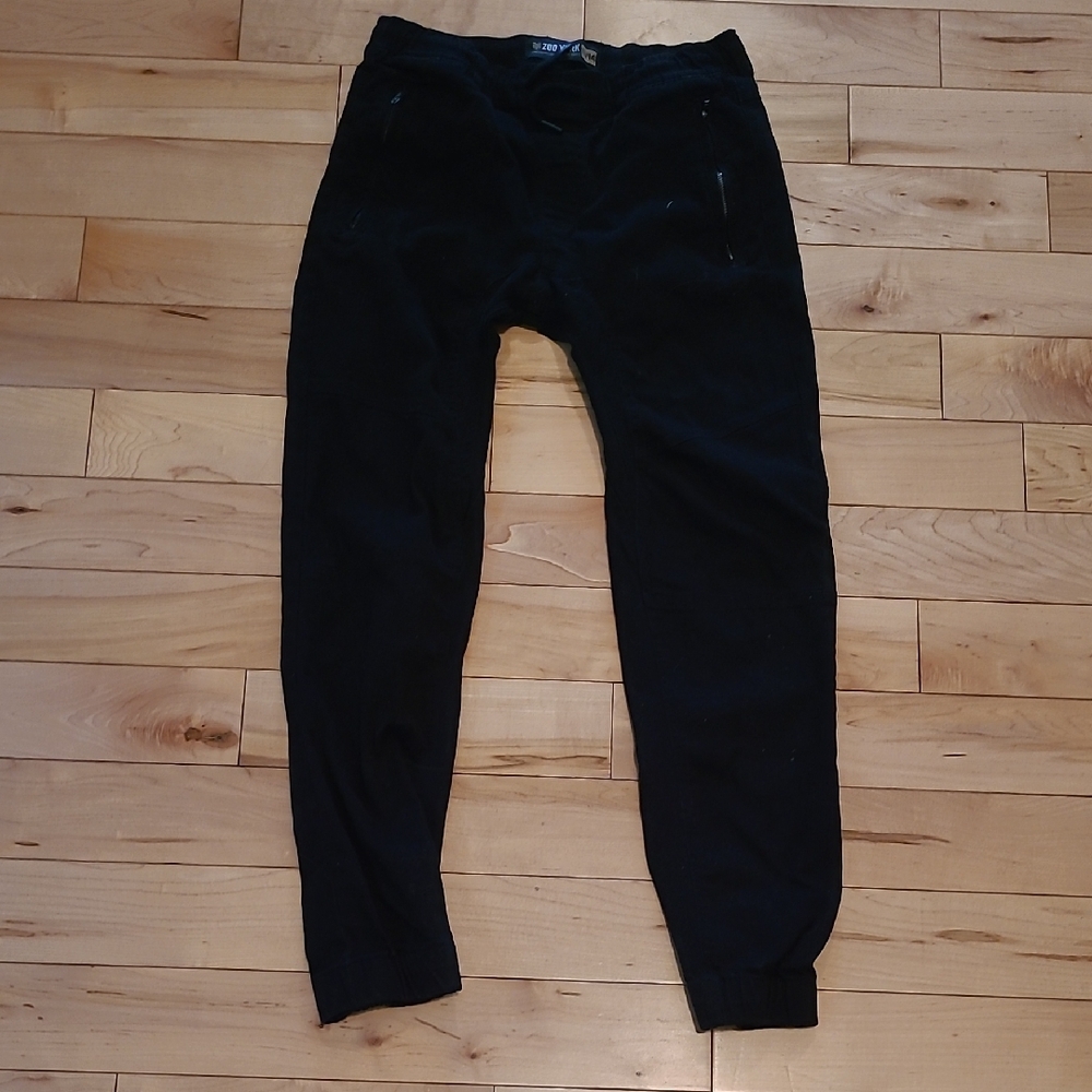 Zoo York Boys Size 13 Black Joggers